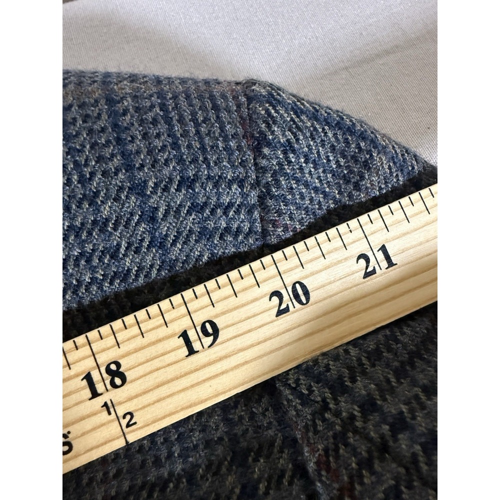 VINTAGE Brooks Brothers Blazer Size 46L Brown Houndstooth Plaid Union Wool USA - Picture 6 of 16